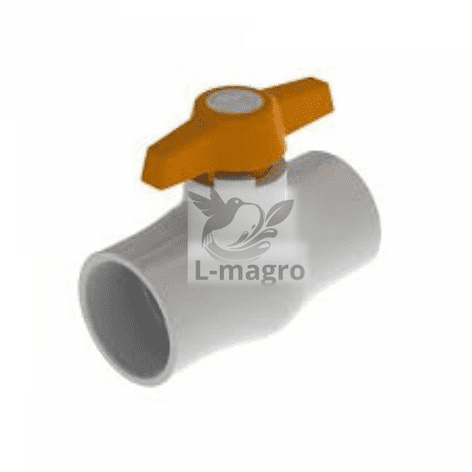VALVULA DE BOLA PVC TIPO LIVIANO 3/4" SOLDAR