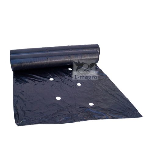 PLASTICO NEGRO CL 1 PERFORADO 30X25 DE 1,20 X 1000M
